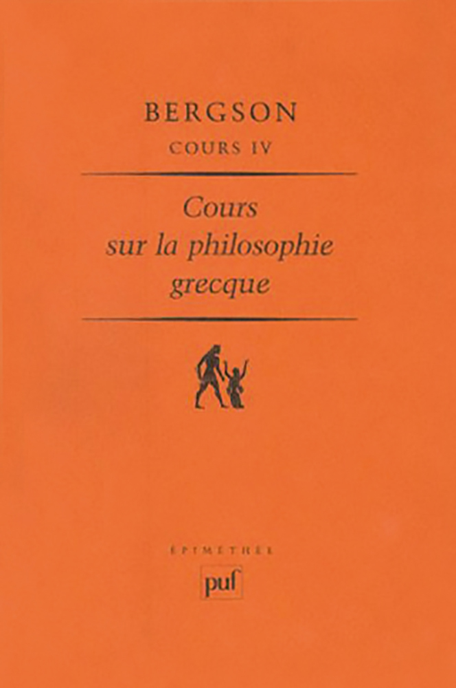Cours sur la philosophie grecque (Cours IV)