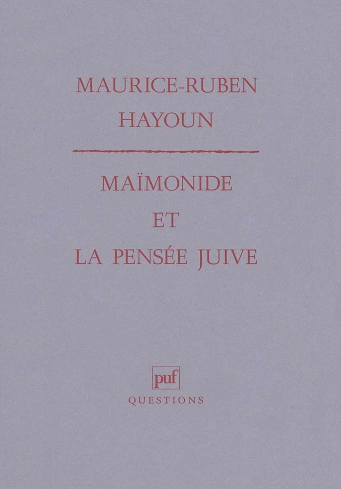 Maïmonide et la pensée juive