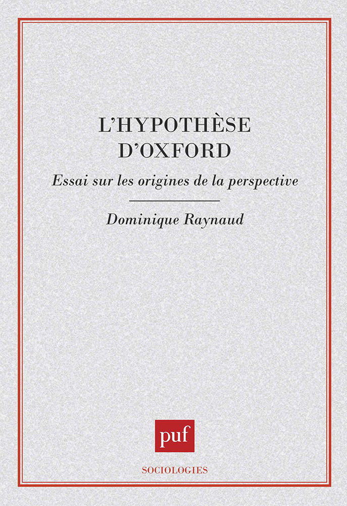 L'hypothèse d'Oxford