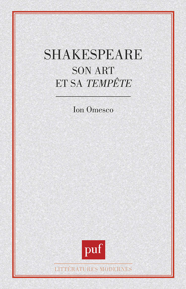 Shakespeare, son art et sa tempête