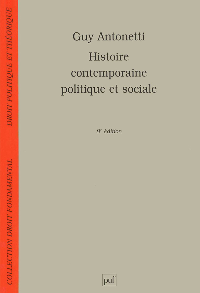 Histoire contemporaine politique et sociale