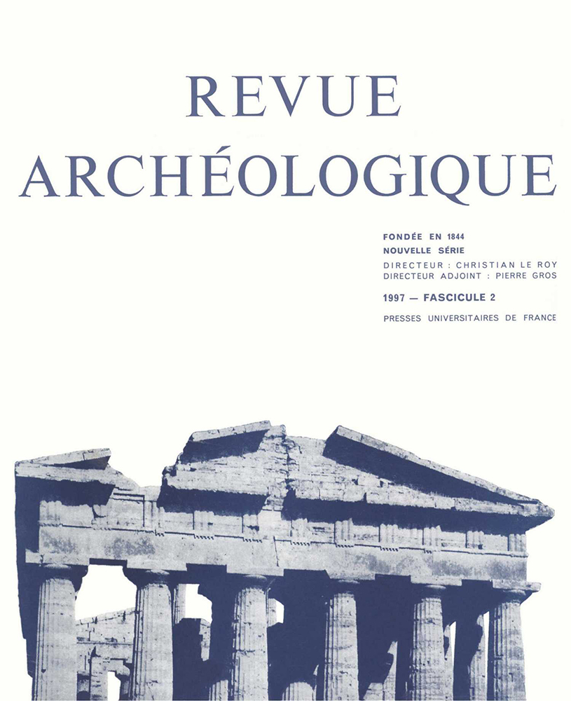 Revue archéologique 1997, n° 2
