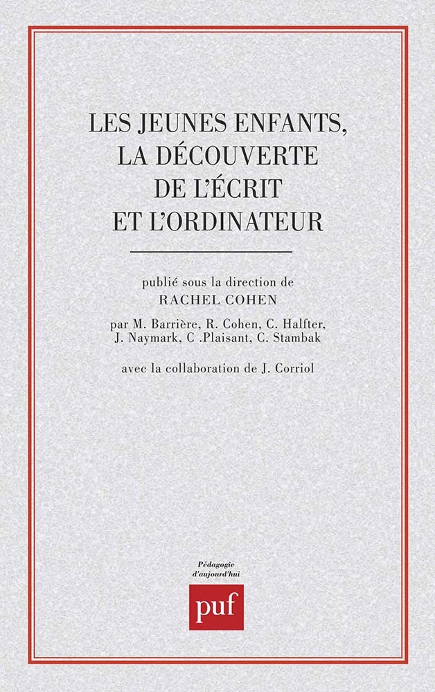 Jeunes enfants découv.écrit & ordin.