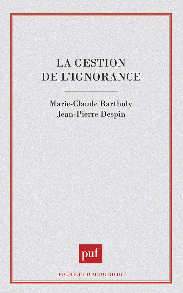 La gestion de l'ignorance