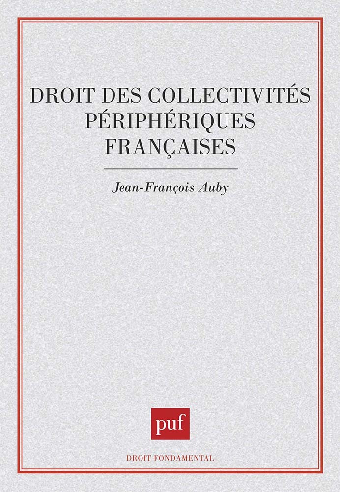 Droit des collectivités périphériques françaises
