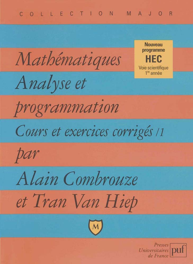 Mathématiques. Analyse et programmation