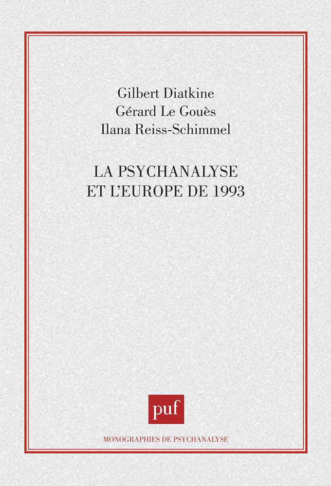 La psychanalyse et l'Europe de 1993