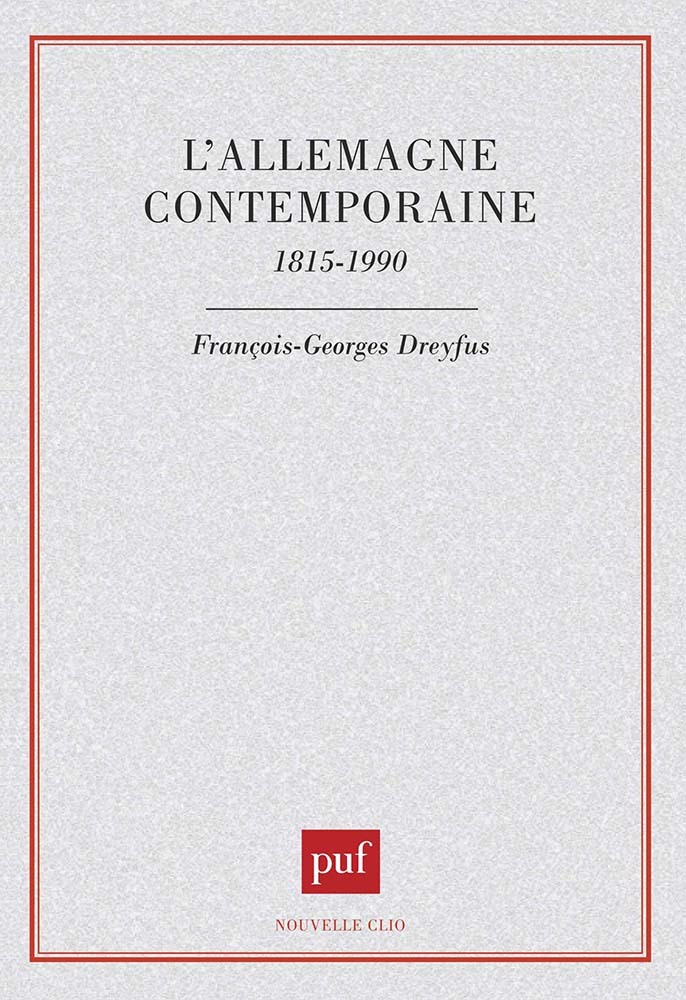 Allemagne contemporaine 1815-1990