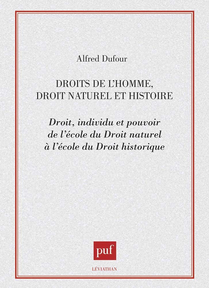 Droits de l'homme, droit naturel et histoire