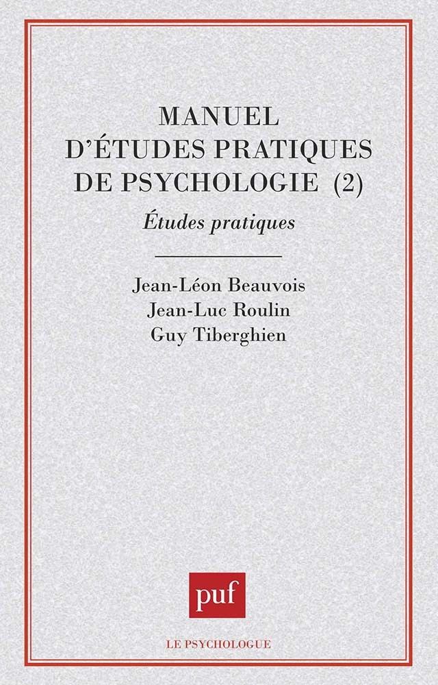 Manuel d'études pratiques de psychologie