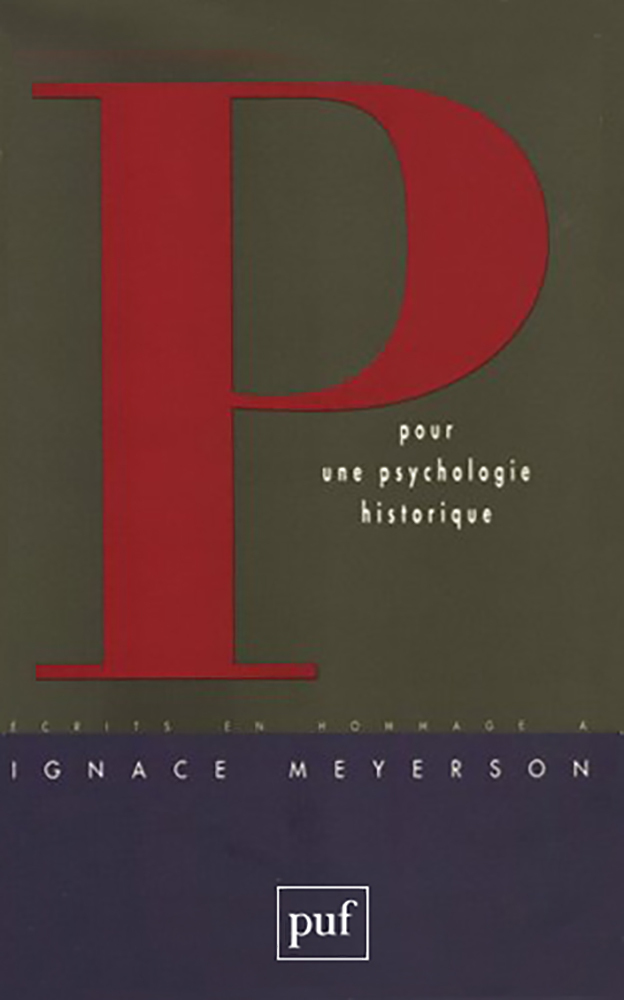 Pour une psychologie historique