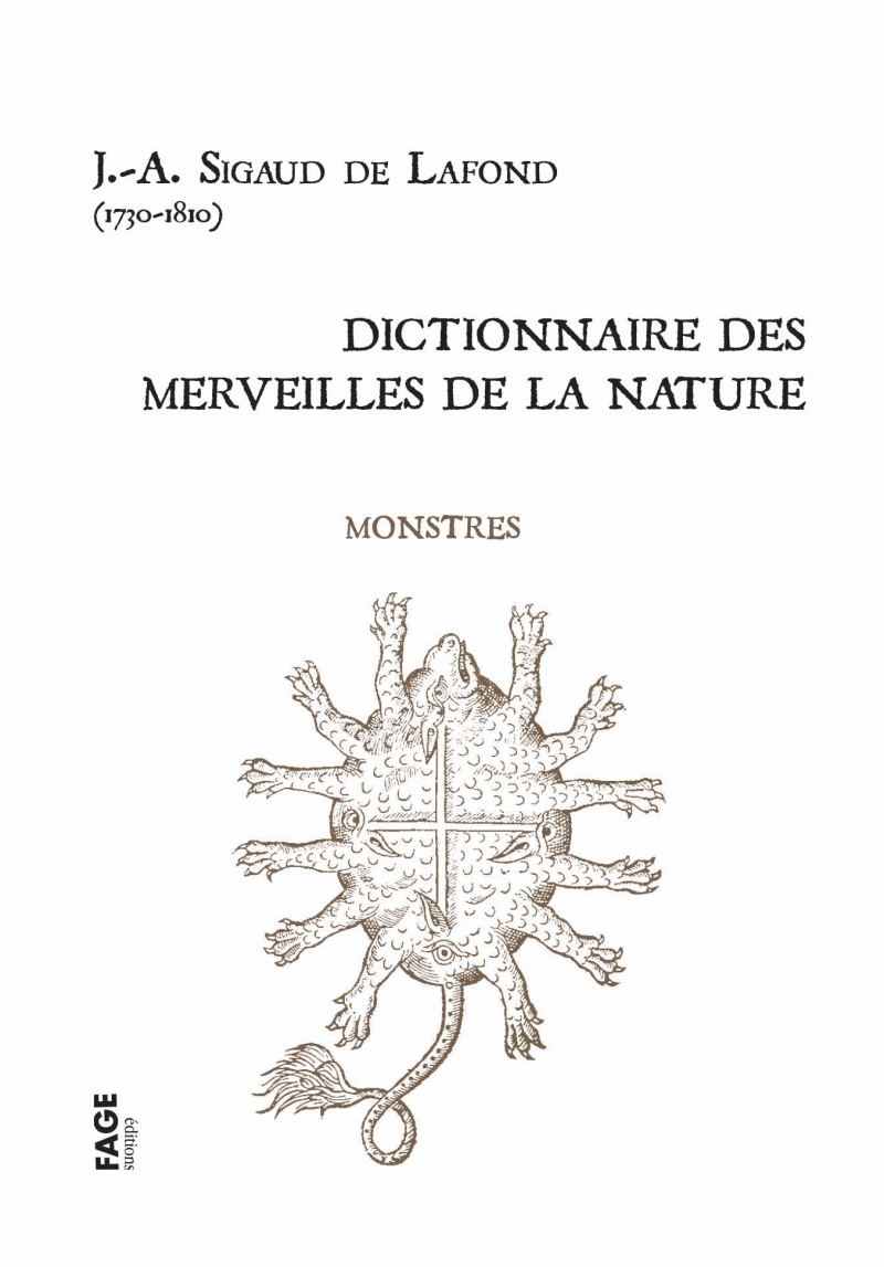 Dictionnaire des merveilles de la nature - Monstres