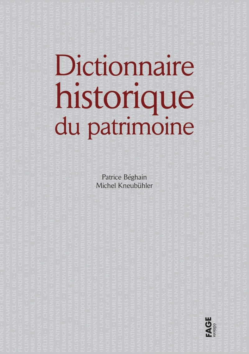 Dictionnaire historique du patrimoine