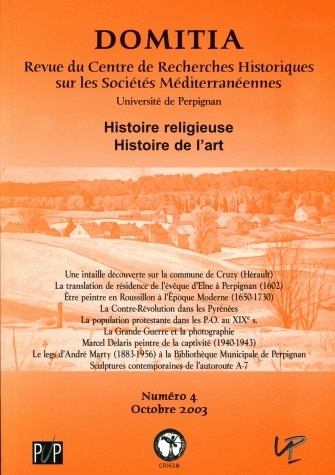 DOMITIA, N 4/2003 . HISTOIRE RELIGIEUSE - HISTOIRE DE L'ART