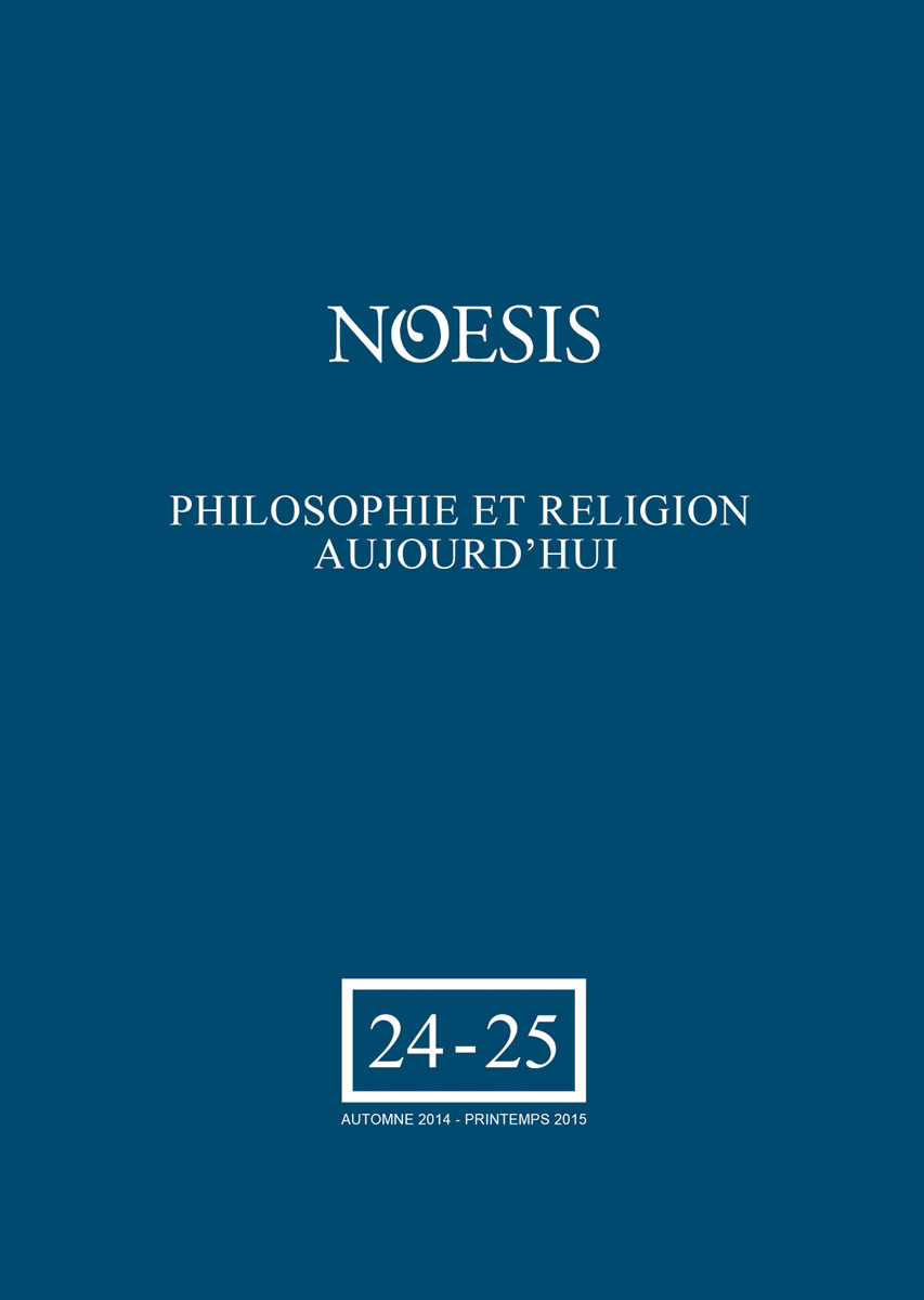 PHILOSOPHIE ET RELIGION AUJOURD HUI