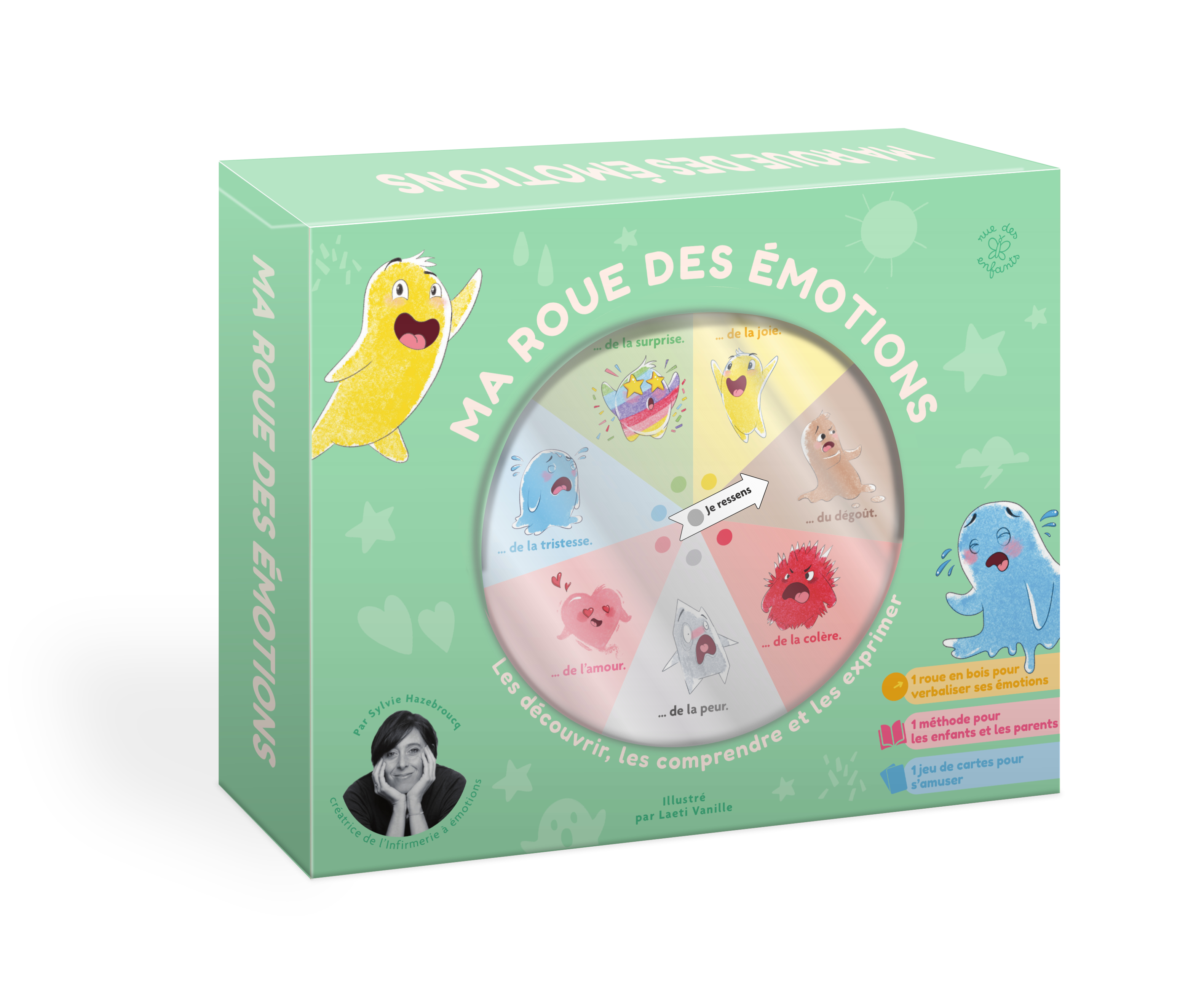 Coffret - Ma roue des émotions : les découvrir, les comprendre et les exprimer