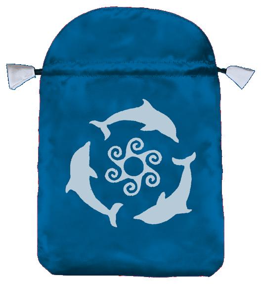 Bourse satin Dauphins