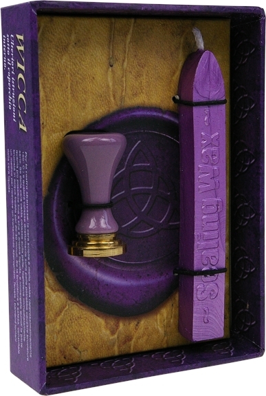 Cire à cacheter naturelle : Sceau Wicca