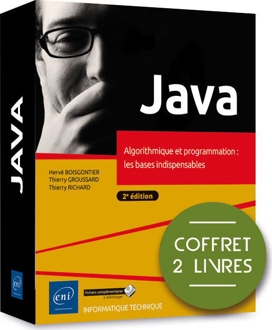 Java - Coffret de 2 livres : Algorithmique et programmation : les bases indispensables (2e édition)
