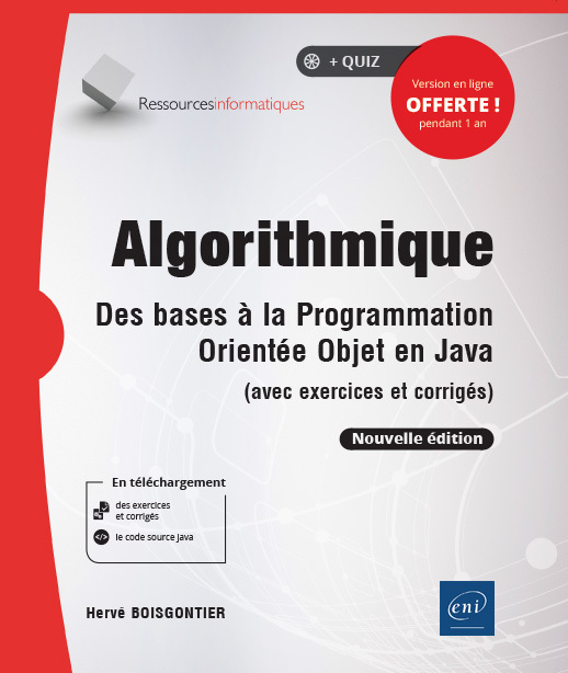 Algorithmique - des bases à la programmation orientée objet en Java