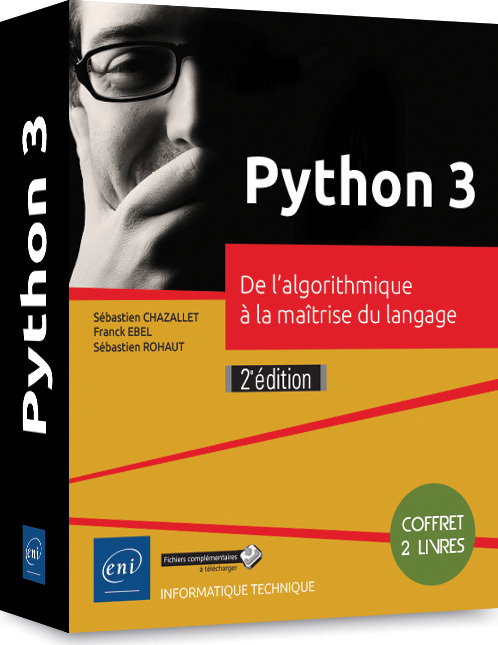 Python 3 - Coffret de 2 livres : De l'algorithmique à la maîtrise du langage (2e édition)