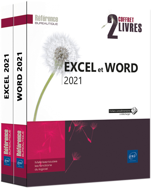 EXCEL ET WORD 2021 - COFFRET DE DEUX LIVRES