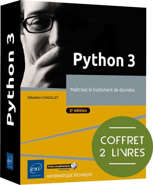 PYTHON 3 - COFFRET DE 2 LIVRES : MAITRISEZ LE TRAITEMENT DE DONNEES (2E EDITION)