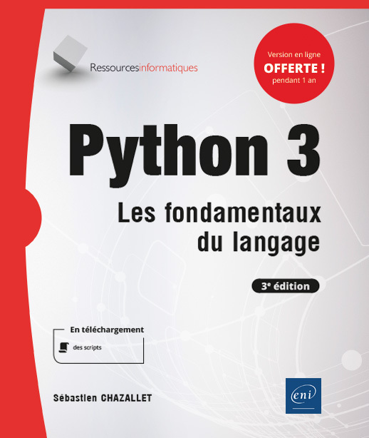 Python 3 - les fondamentaux du langage