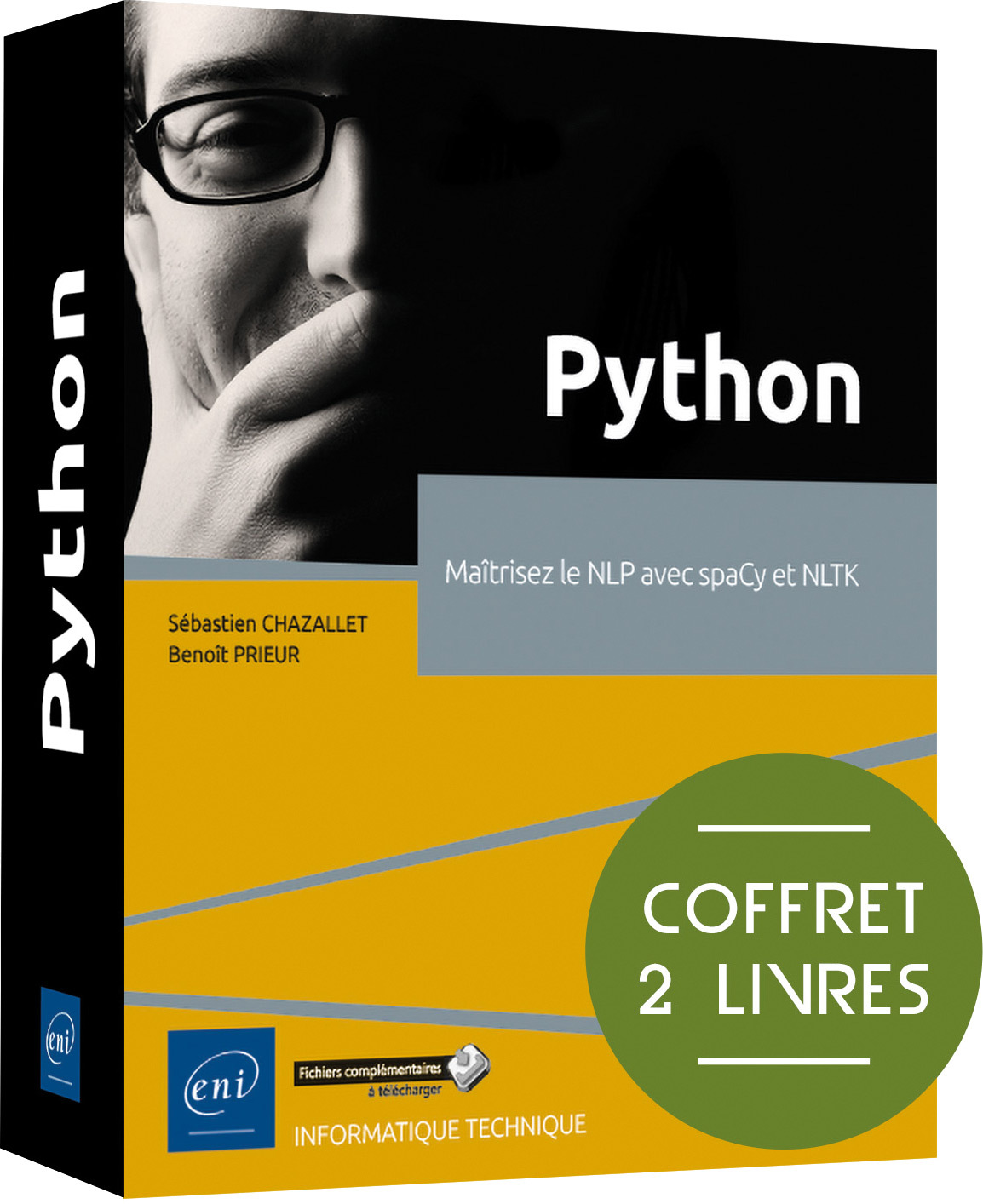 PYTHON - COFFRETS DE 2 LIVRES : MAITRISEZ LE NLP AVEC SPACY ET NLTK