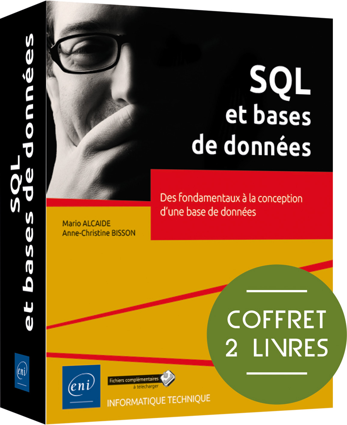 SQL et bases de données - Coffret de 2 livres : Des fondamentaux à la conception d'une base de donné