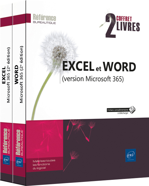 Excel et Word (version Microsoft 365) - Coffret de deux livres
