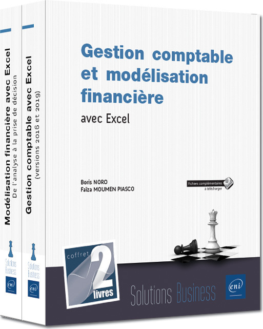 Gestion comptable et modélisation financière avec Excel - Coffret de 2 livres