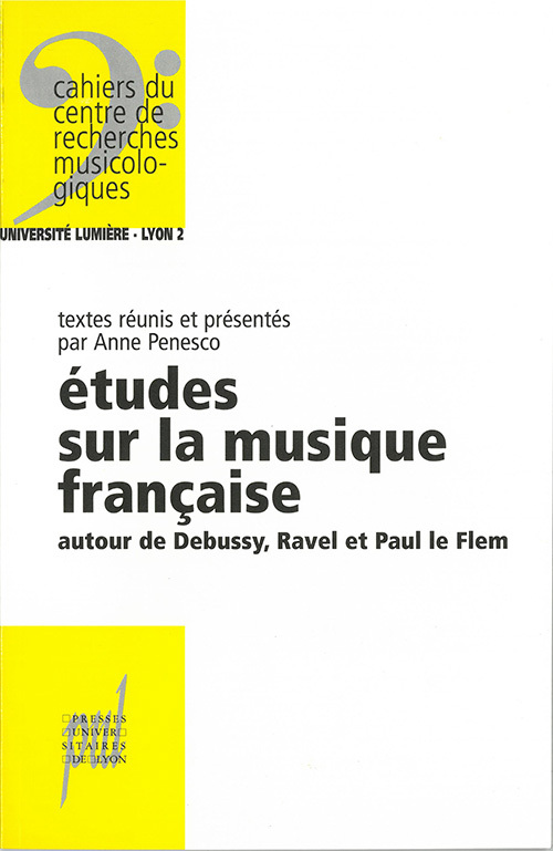 Études sur la musique française