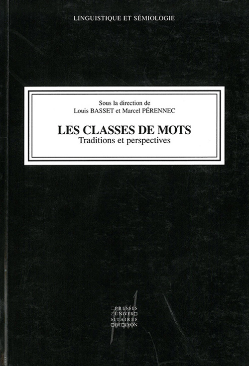 Les Classes de mots