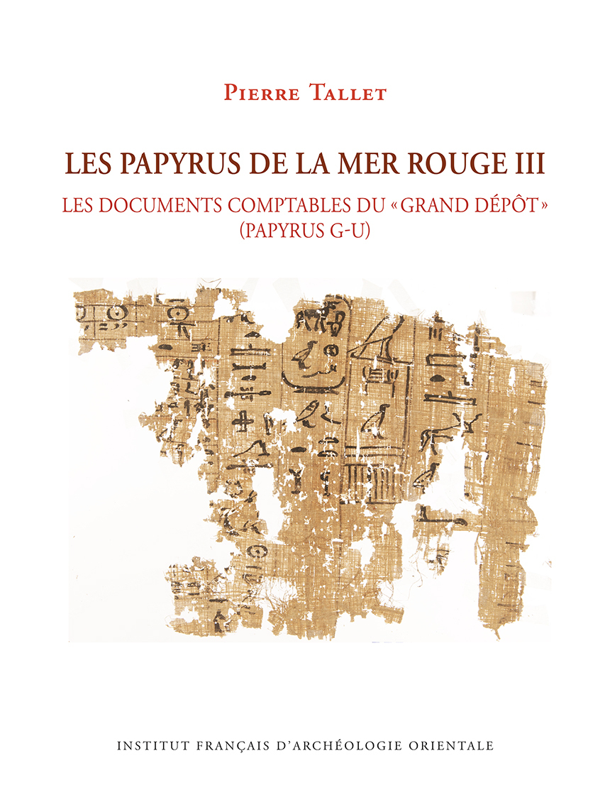 Les papyrus de la mer Rouge III
