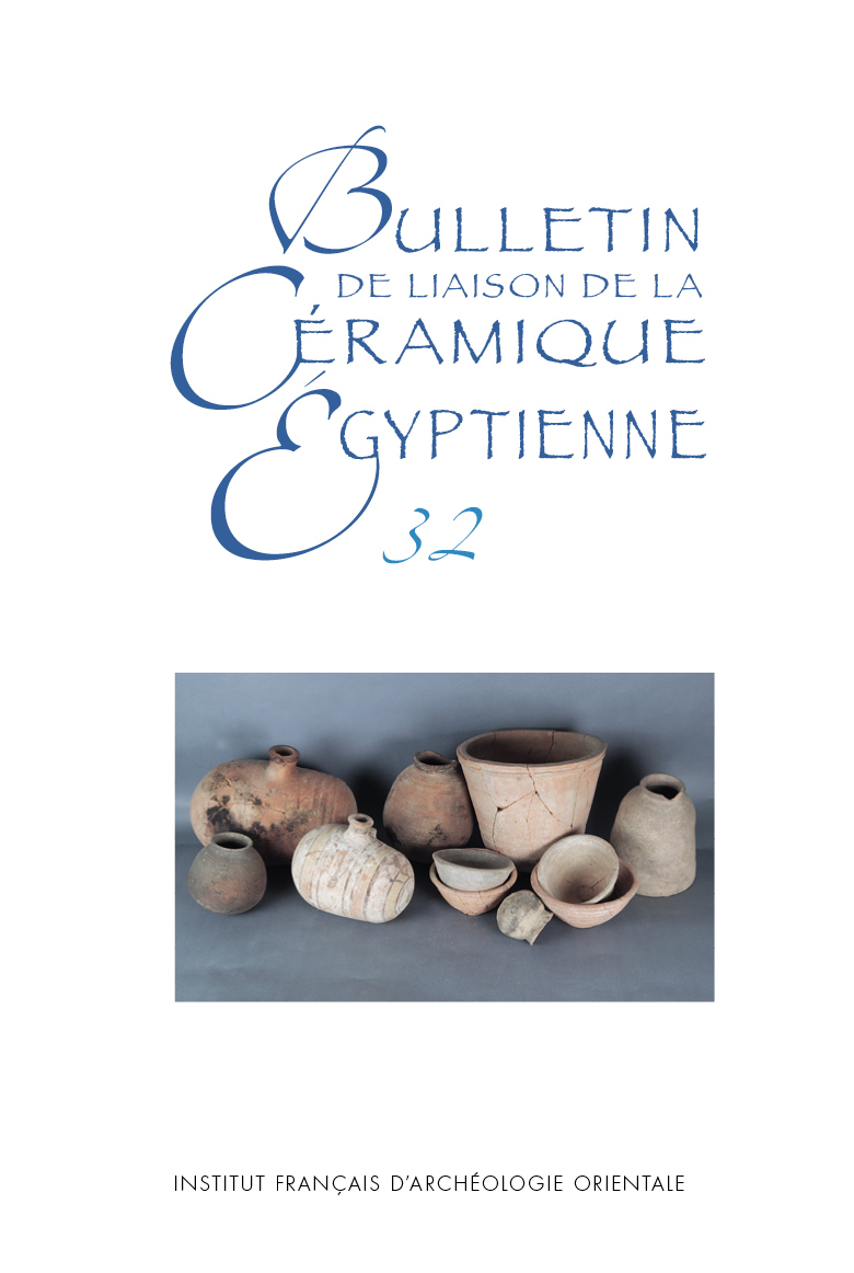 Bulletin de liaison de la céramique égyptienne 32