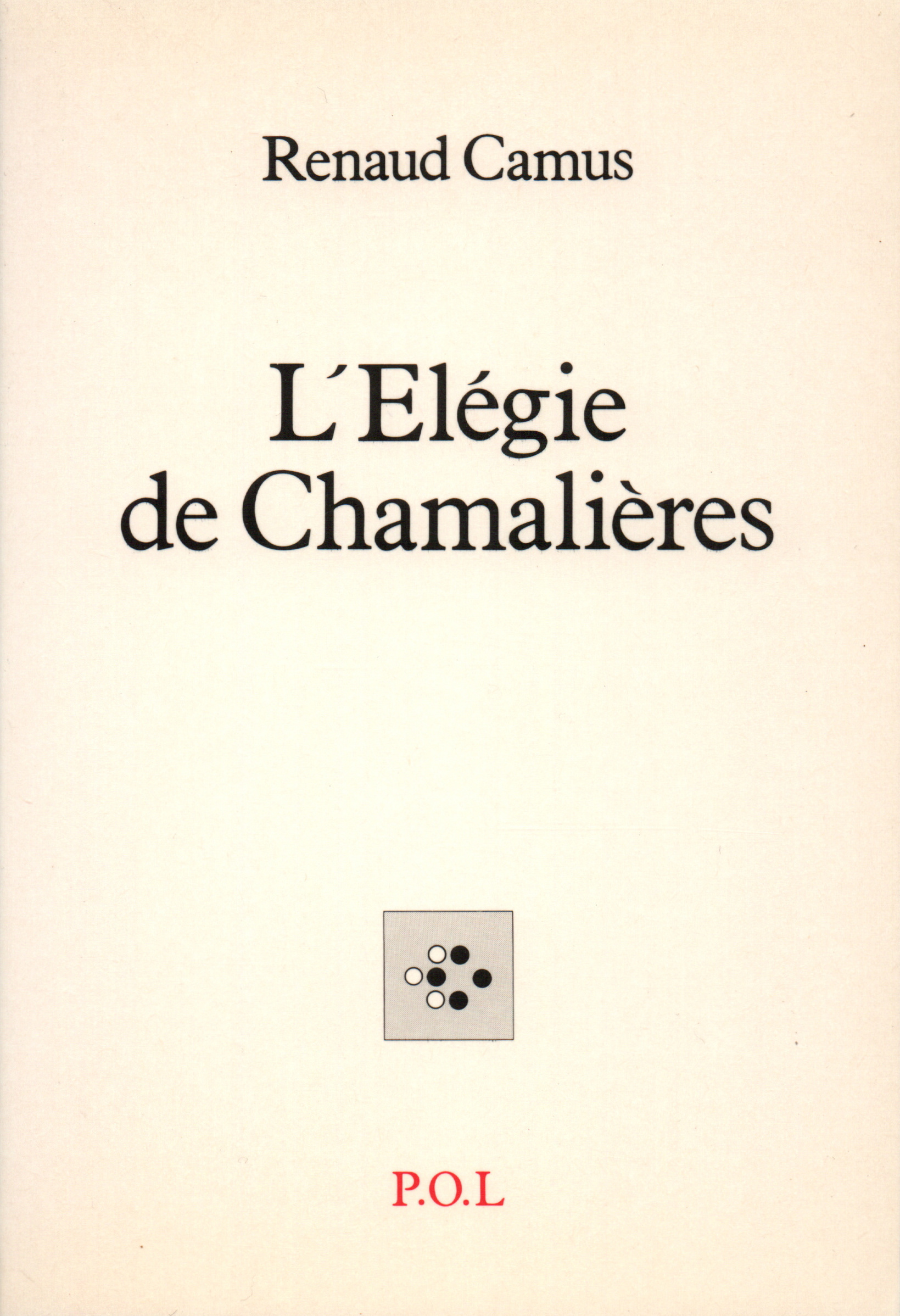 L'Élégie de Chamalières