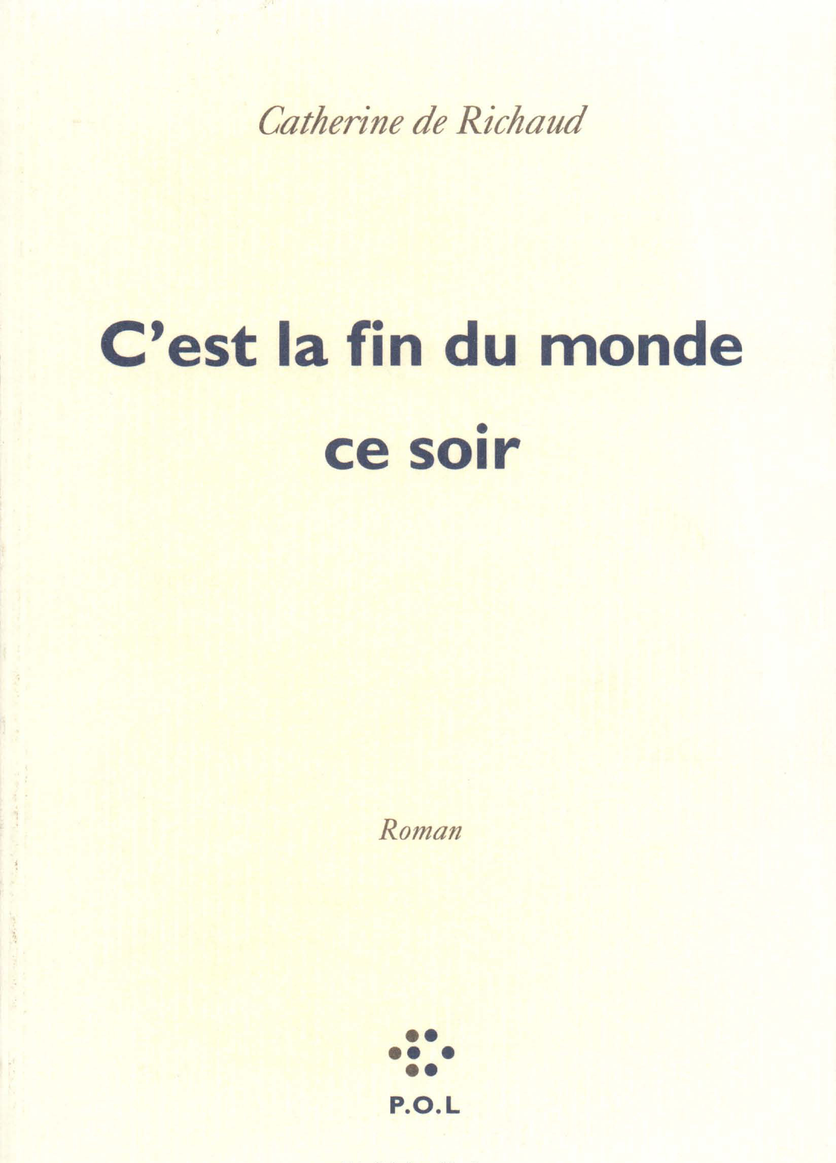 C'est la fin du monde ce soir