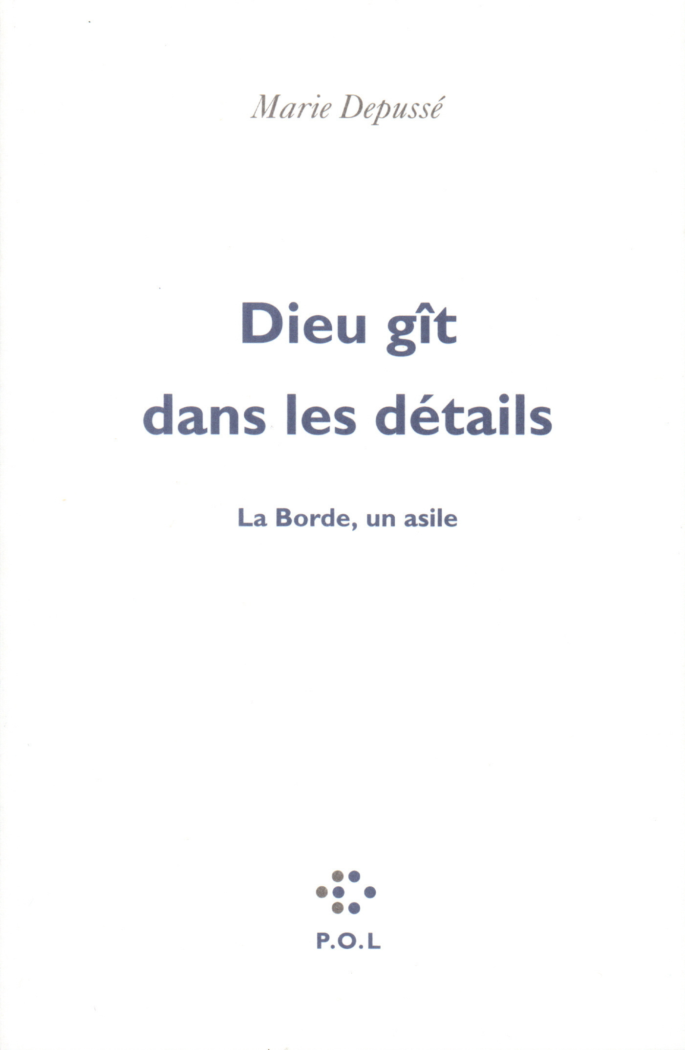Dieu gît dans les détails