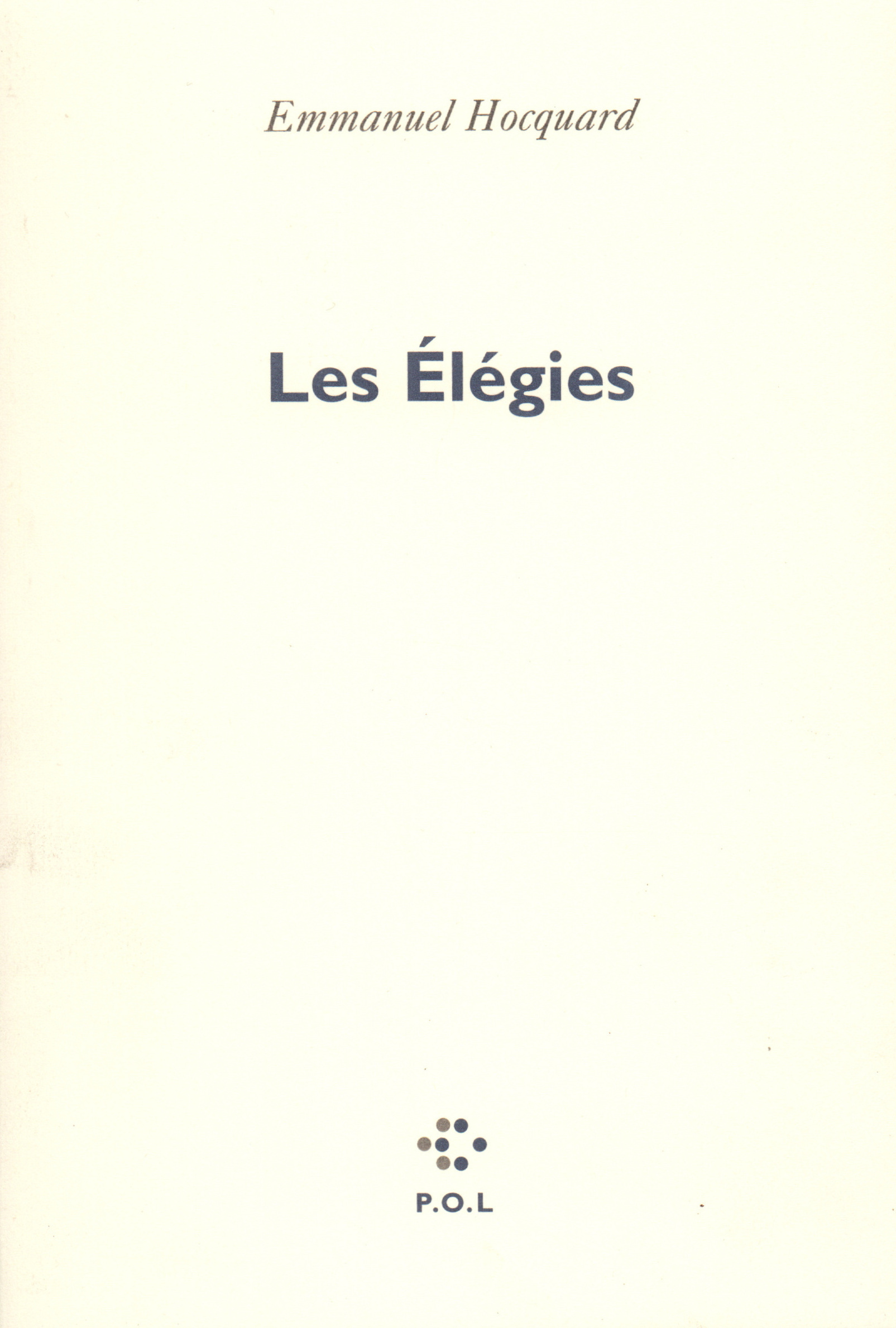 Les Élégies
