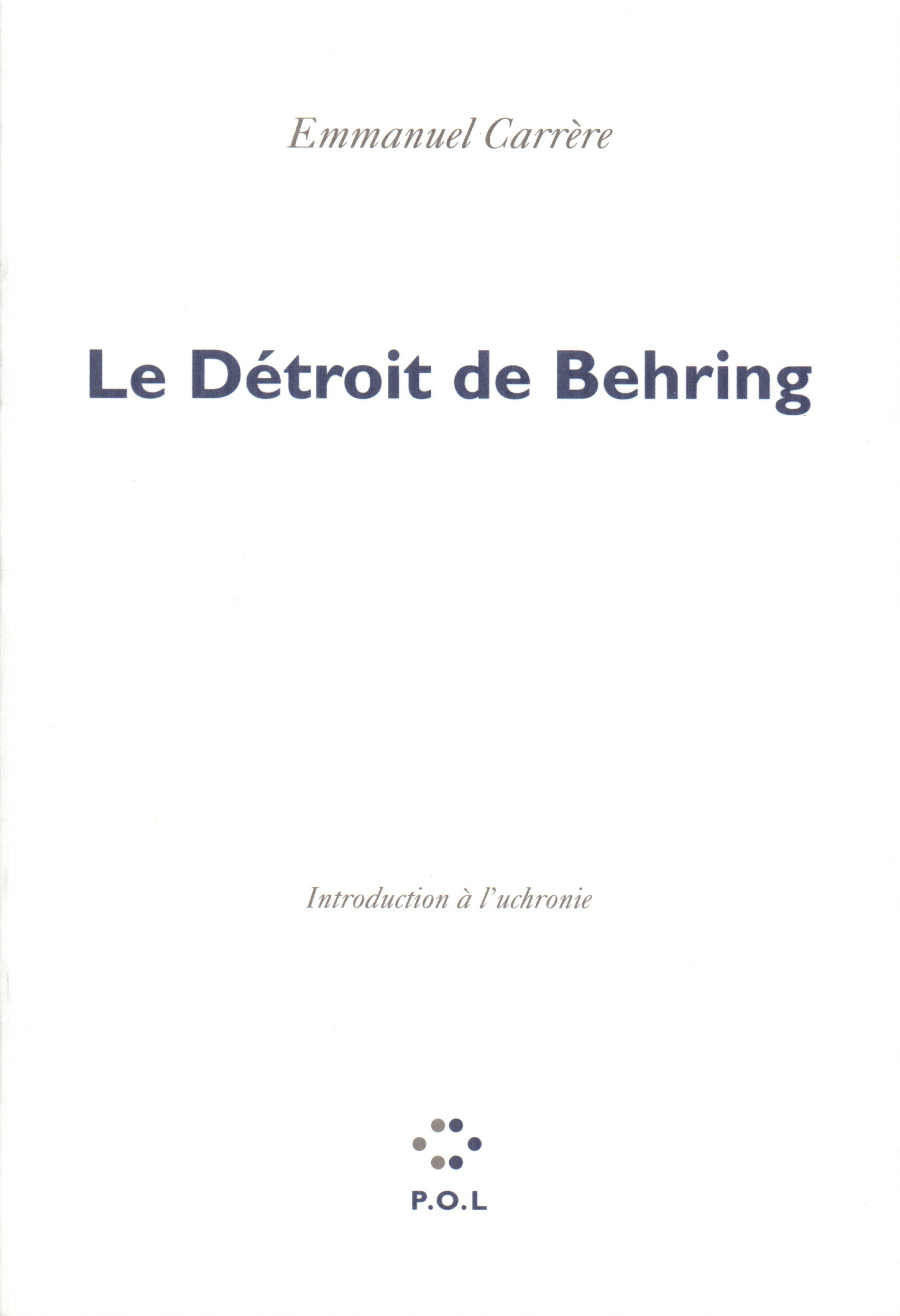 Le Détroit de Behring