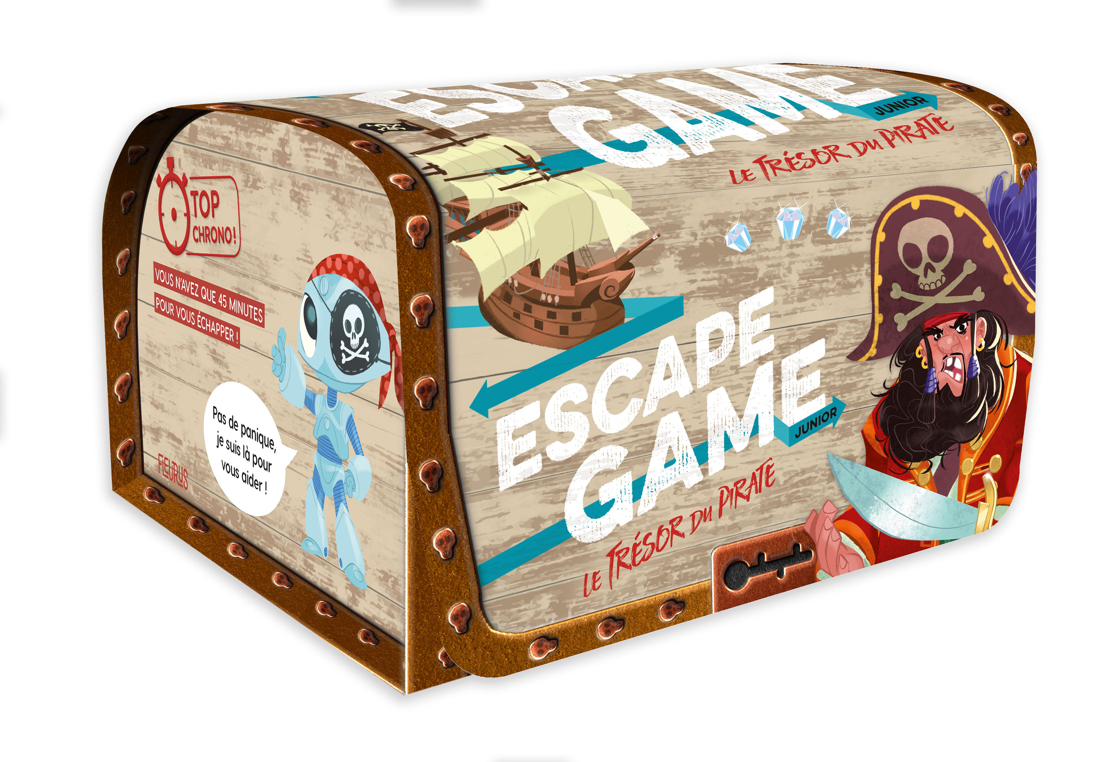Escape Game Junior. Le trésor du pirate (coffret)