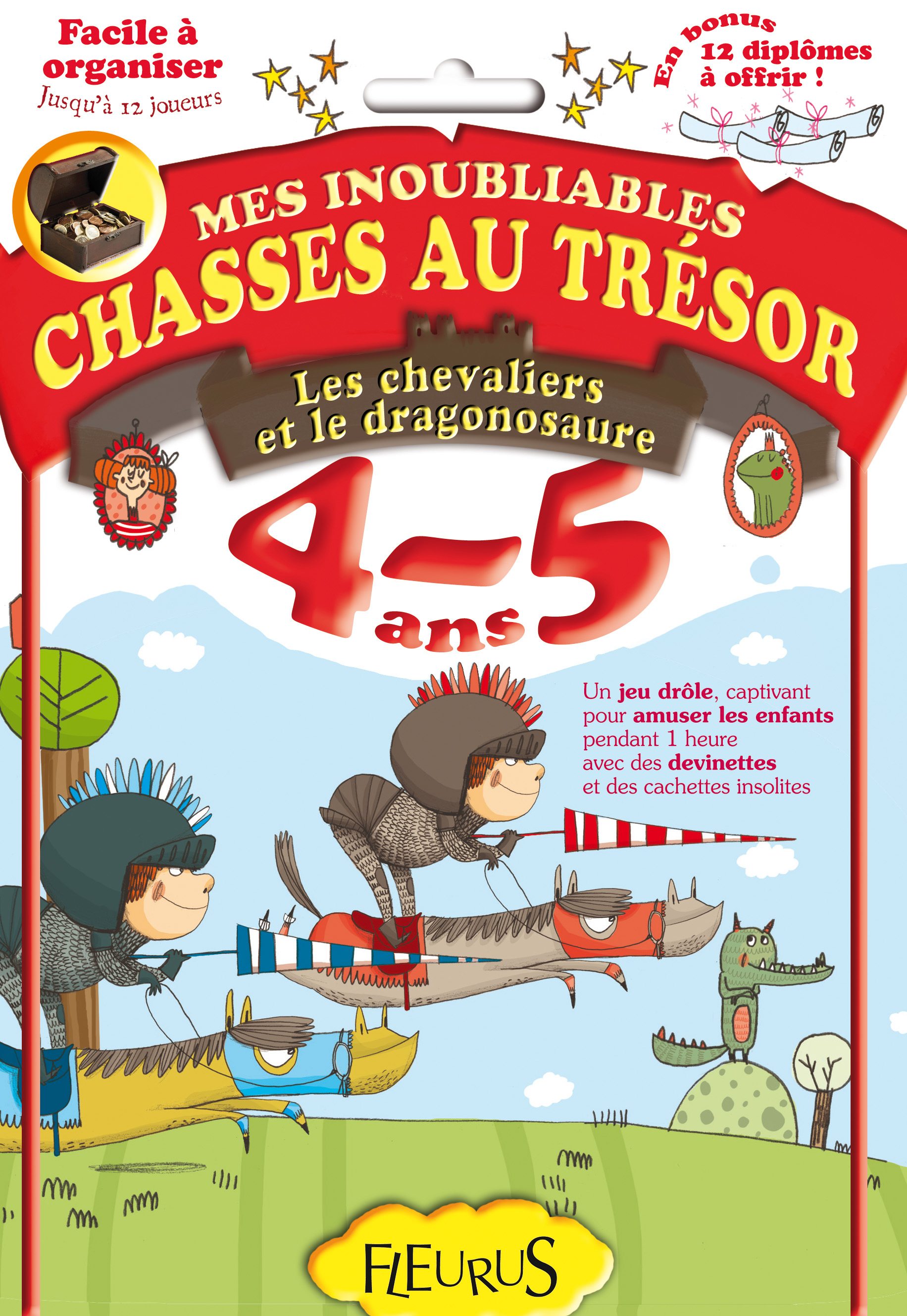 Chasses au trésor - Les chevaliers et le dragonosaure 4/5 ans