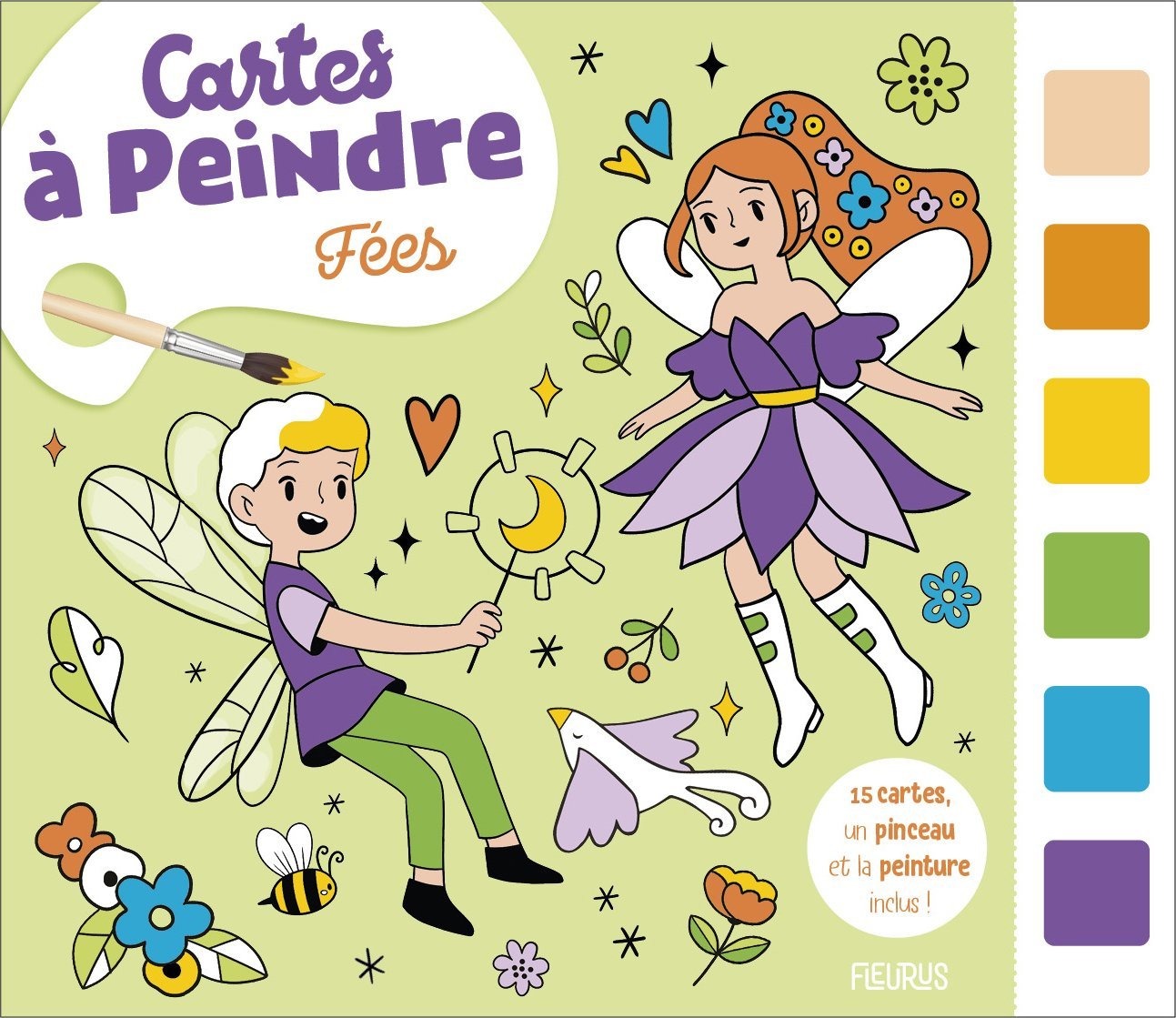 Cartes à peindre - Fées