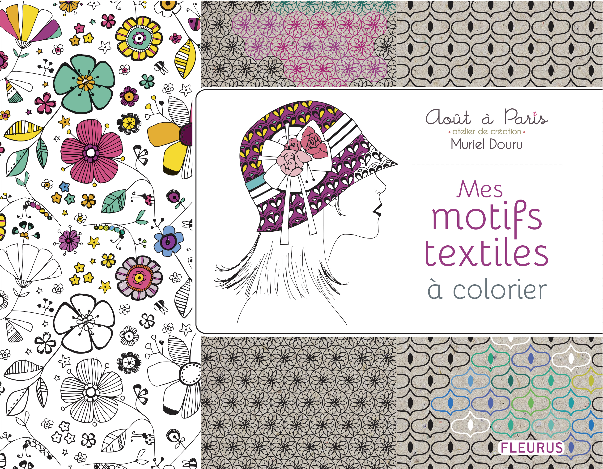 MES MOTIFS TEXTILES A COLORIER