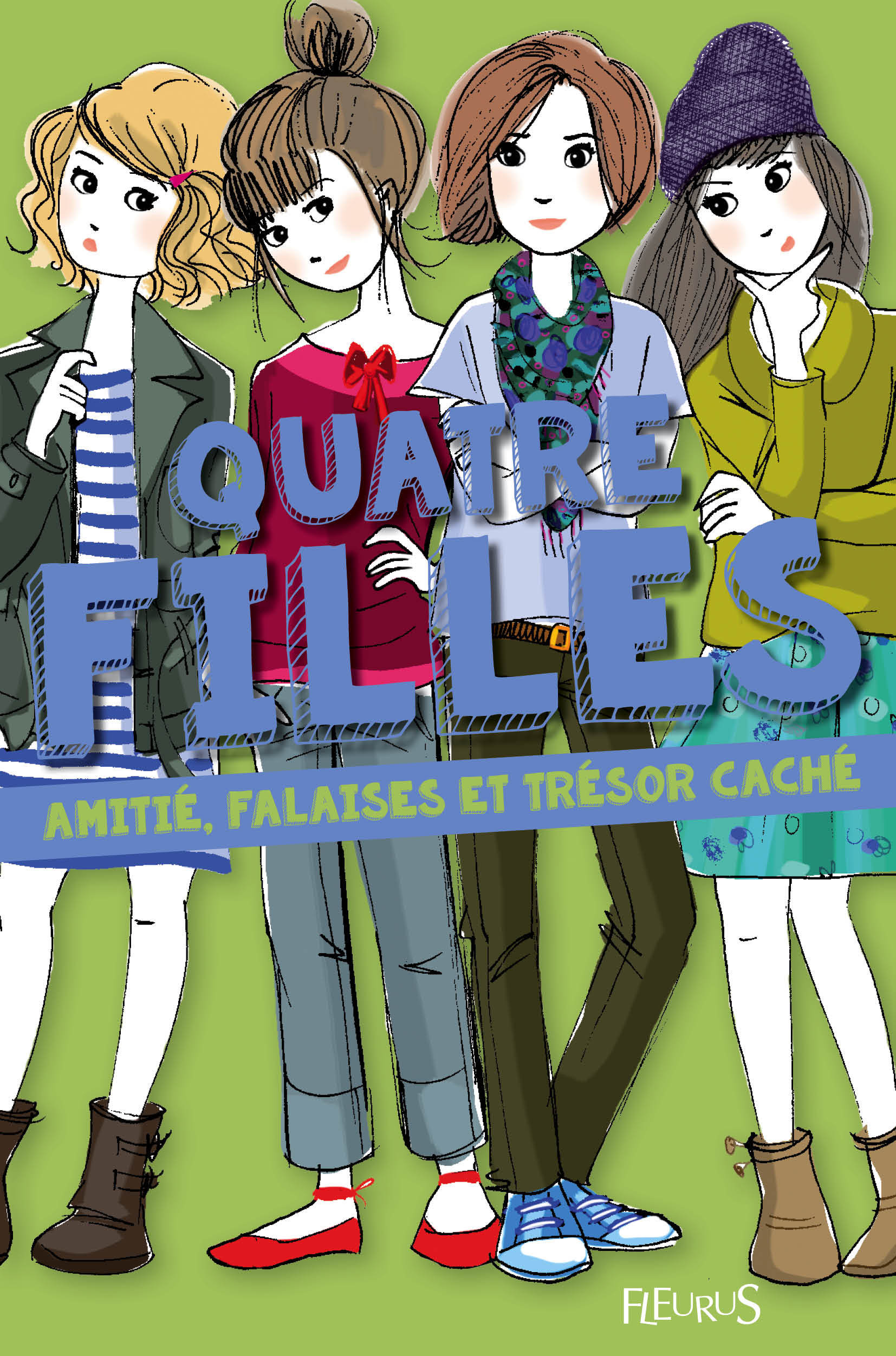 Quatre filles - Tome 1 - Amitié, falaises et trésor caché