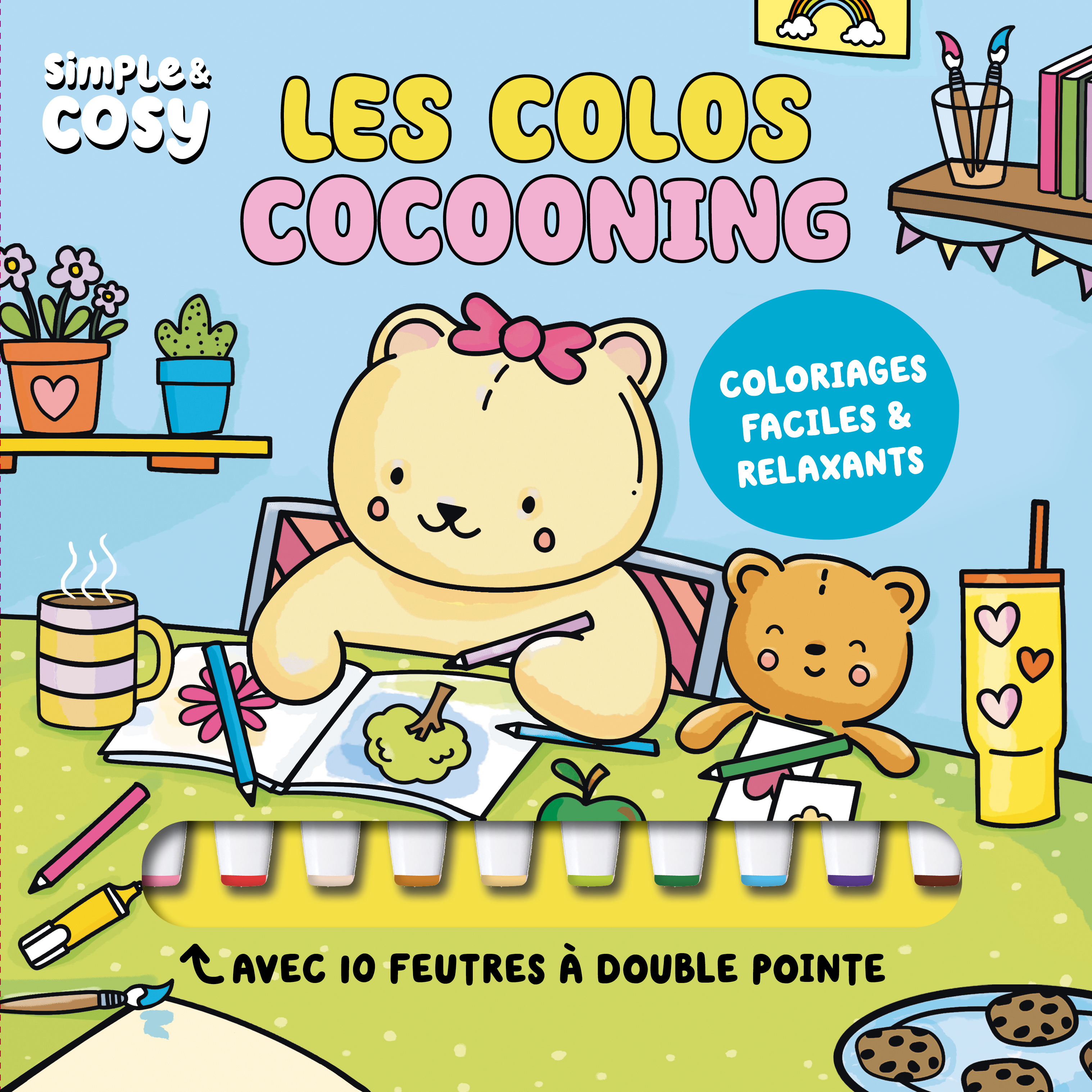 Coffret Les colos cocooning (+ feutres)