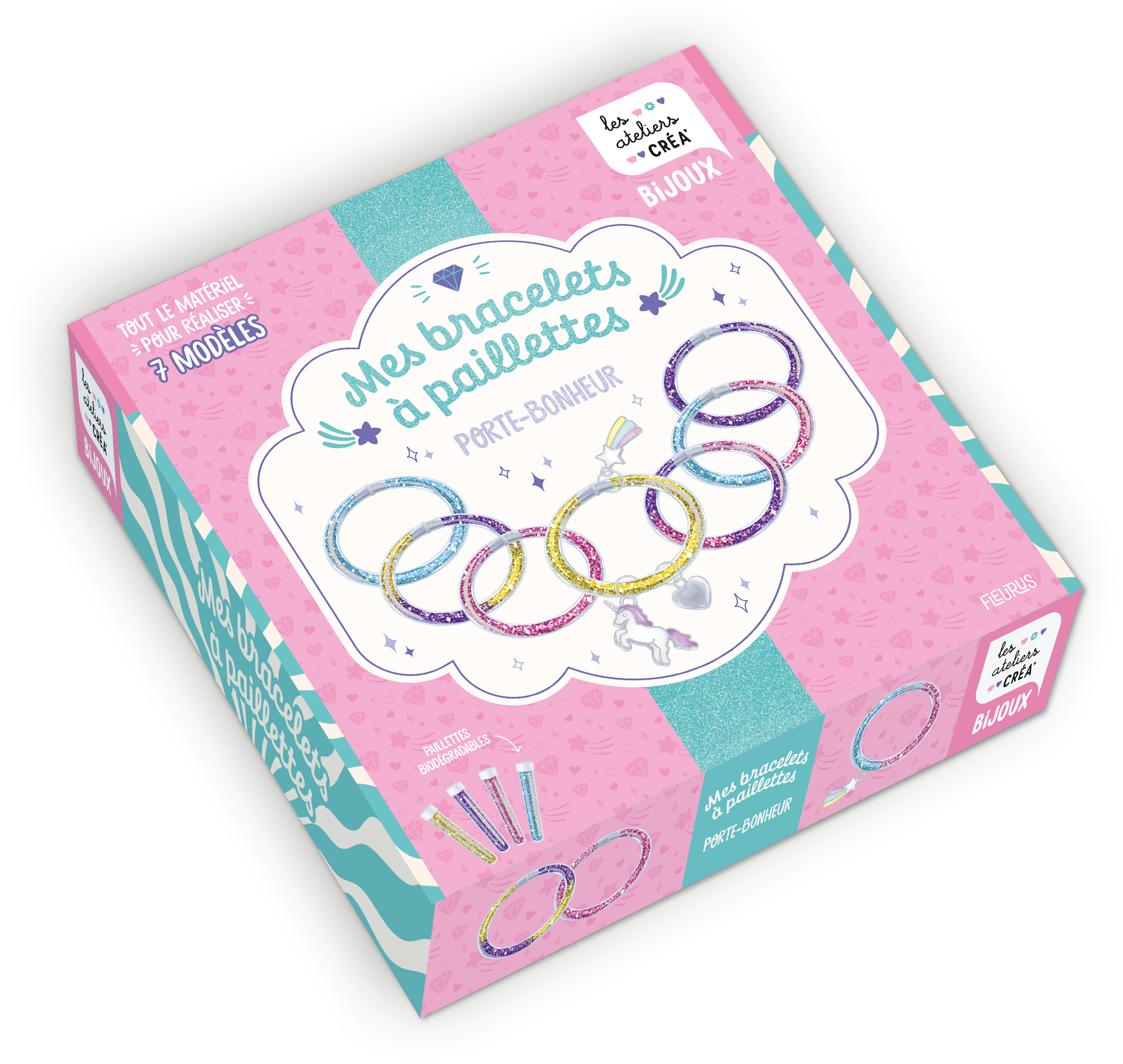 Mes bracelets à paillettes porte-bonheur