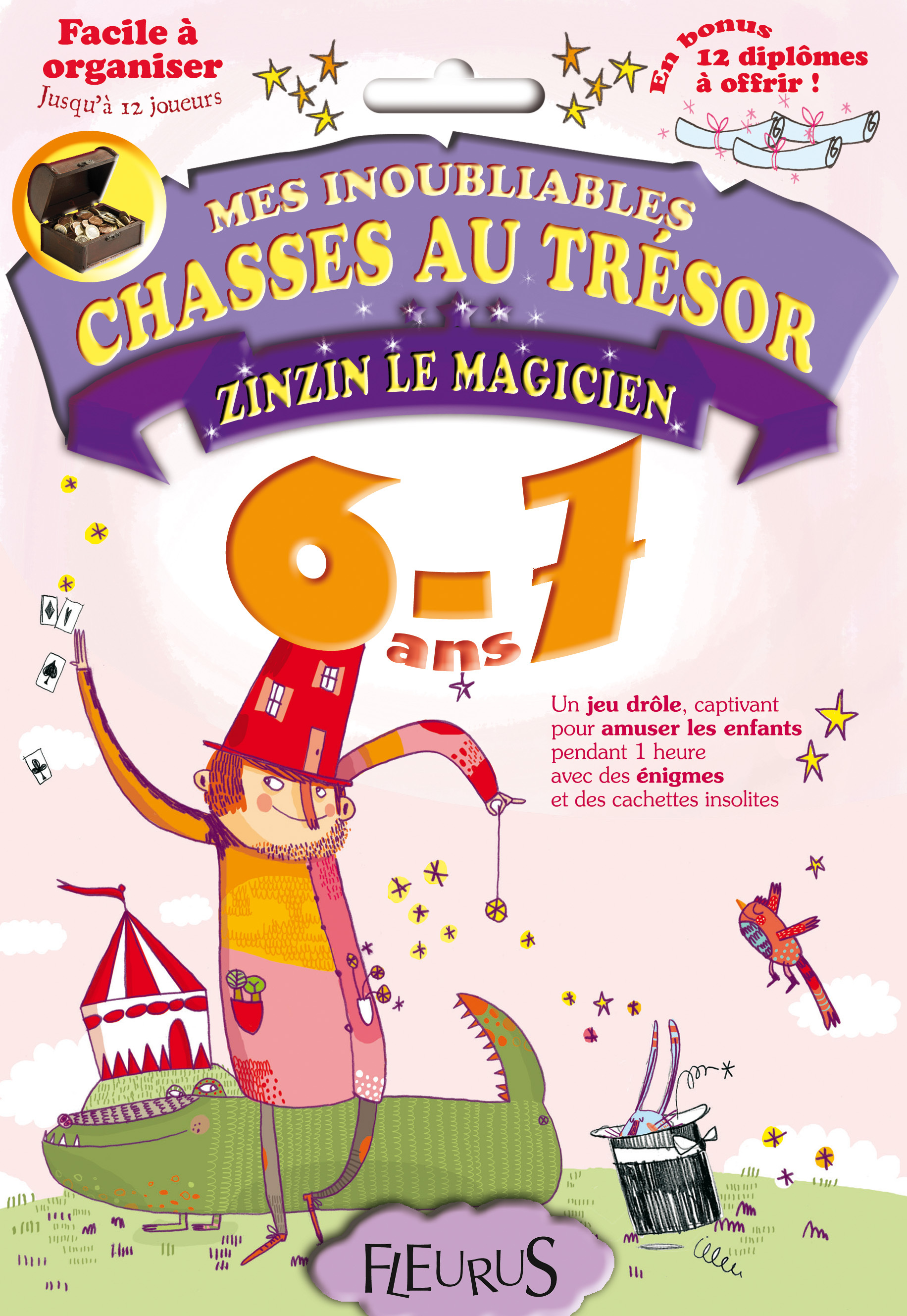 Chasses au trésor - Zinzin le magicien 6/7 ans