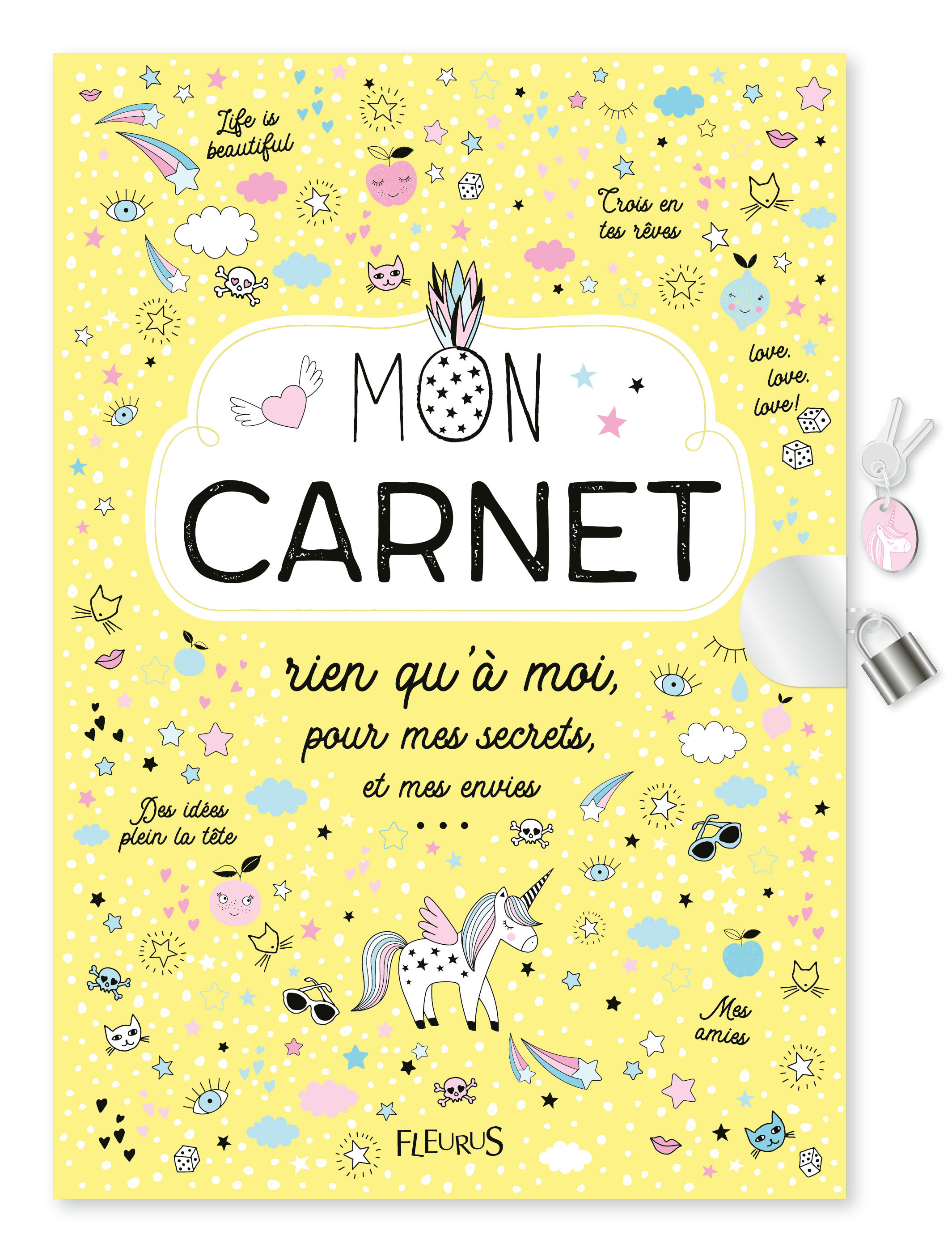 Mon carnet rien qu'à moi, pour mes secrets et mes envies